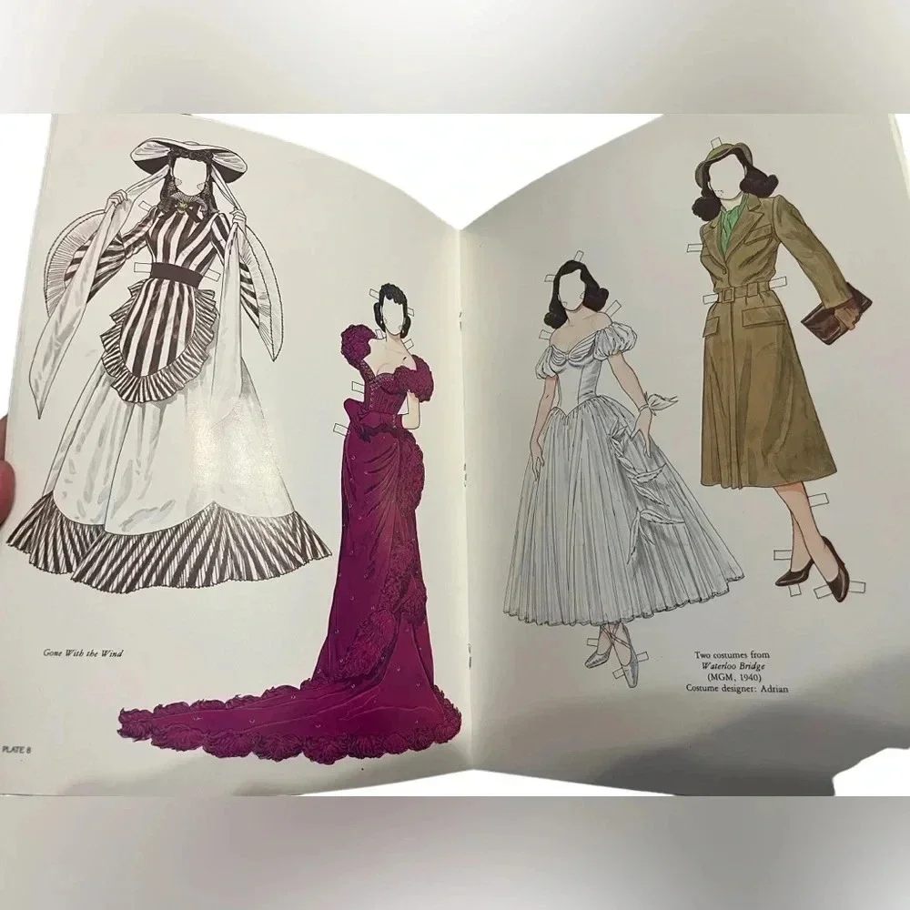 Tom Tierney Vivien Leigh Paper Dolls in Full Color Book